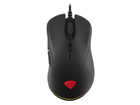Mouse Gaming GENESIS Krypton 200, 6400 DPI, Negru