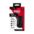 Mouse wireless HP Hyperx Pulsefire Saga Pro, rezolutie 26000 dpi, 6 butoane, HyperX 26K Sensor, Iluminare RGB, baterie 450mAh Li-ion, Autonomie 90 ore, negru