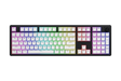Tastatura wireless Hator Skyfall 100, interfata 2.4GHz, BT5.3, USB, polling rate 1000Hz, capacitate baterie 4000mAh, switch HATOR Aurum Lemon linear, material tasta OMA, buton de control multimedia, sistem de anulare a zgomotului integrat, alb-negru