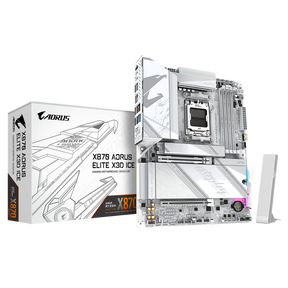 Placa de baza Gigabyte X870 AORUS ELITE X3D ICE, Socket AM5, DDR5, ATX