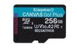 Card de Memorie MicroSDXC Kingston,256GB,Canvas GO Plus,Fara Adaptor