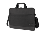 Geanta laptop Natec Goa, compatibilitate dimensiune laptop 15.6", 1 compartiment, material Polyester 300D, negru