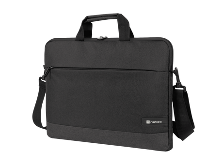 Geanta laptop Natec Goa, compatibilitate dimensiune laptop 15.6", 1 compartiment, material Polyester 300D, negru