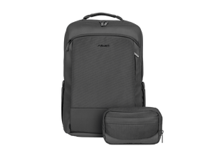 Rucsac laptop Natec Kudu Plus, compatibilitate dimensiune laptop 15.6", 2 compartimente, capacitate 16L, material Polyester 1680D, negru