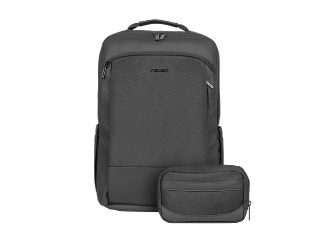 Rucsac laptop Natec Kudu Plus, compatibilitate dimensiune laptop 15.6", 2 compartimente, capacitate 16L, material Polyester 1680D, negru