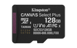 Card de Memorie MicroSDXC Kingston,128GB,Canvas Select Plus,Fara Adaptor