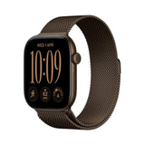 Apple Watch Series 12 GPS + Cellular 42mm Dark Bronze Aluminium Case with Dark Bronze Milanese Loop