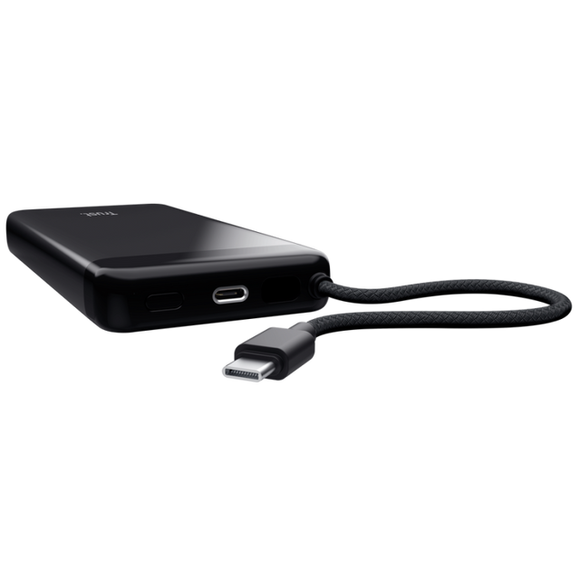 Baterie externa Trust Fiera, capacitate 20.000, 2 porturi USB, negru