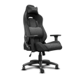 Scaun gaming Trust GXT 723 Ruya Comfortable, 5 roti, ridicare pe gaz clasa 4, adjustabil pe inaltime, material elastic fabric, greutate maxima suportata 150 kg, negru