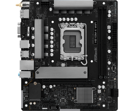 Placa de baza ASRock H810M-X WiFi, LGA 1851, DDR5, Micro-ATX