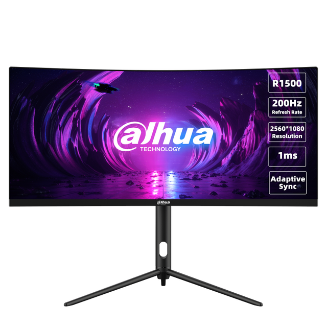 Monitor Gaming Dahua LM30-E330CA, 30", 2560 x 1080 pixeli, Black, Red, 3 ani Garantie