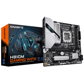 Placa de baza Gigabyte H810M GAMING WIFI6, LGA 1851, DDR5, Micro-ATX