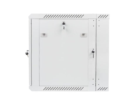 Dulap rack 19" perete secțiune dublă 12U / 600x600 (flat pack) gri