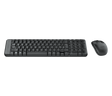 Logitech 920-003161. Keyboard form factor: Mini. Keyboard style: Straight. Connectivity technology: Wireless, Device interface: RF Wireless, Keyboard layout: QWERTY, Recommended usage: Office. Product colour: Black. Mouse included
