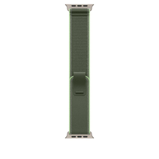 49mm Green/Neon Trail Loop - M/L - Natural Titanium Finish