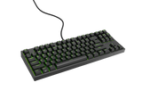 Tastatura gaming mecanica cu fir Genesis Thor 404 TKL, iluminare RGB, switch Linear, switch model Gateron Yellow Pro, numar taste 87, 11 butoane multimedia, lungime cablu 1.8m, dimensiuni 358 x 133 x 38 mm, negru