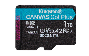 Card de Memorie MicroSDXC Kingston,1TB,Canvas GO Plus,Fara Adaptor