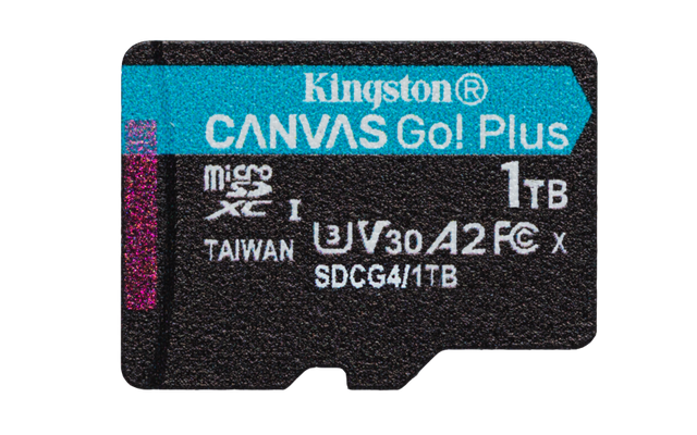 Card de Memorie MicroSDXC Kingston,1TB,Canvas GO Plus,Fara Adaptor
