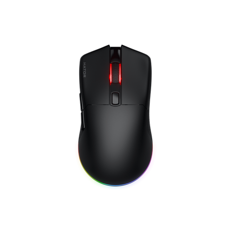 Mouse Gaming Wireless HATOR Pulsar 3 Wireless, 12000 dpi, negru