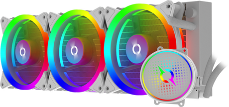 Cooler Procesor AQIRYS AQUARIUS 360 AIO, Lichid, 3 ventilatoare, aRGB