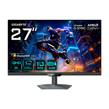 Monitor Gaming Gigabyte M27Q2 QD, 27", 2560 x 1440 pixeli, Black, 3 ani Garantie