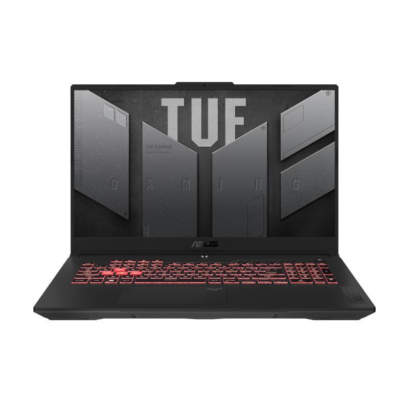 Notebook Gaming ASUS TUF Gaming A17, cu procesor AMD Ryzen 7 7445HS, 17.3'' IPS, 16 GB DDR5, 512 GB, NVIDIA GeForce RTX 4050, 6GB GDDR6, Fr OS