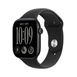 Apple Watch Series 12 GPS 42mm Black Aluminium Case with Black Sport Band - S/M