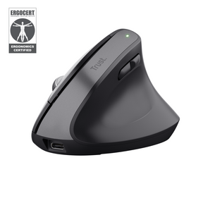 Mouse Wireless Trust Bayo+, 2400 DPI, Negru