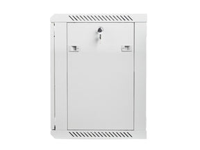 Dulap rack 19" perete 12U / 600x450 (flat pack) cu ușă din sticlă, gri  V2