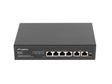 Switch  4x 100 Mb PoE+ / 2x 100 Mb, fara management, rack 10"/19", Fast Ethernet, 60W