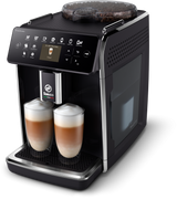 Espressor automat Philips Saeco GranAroma SM6480/00, 1500W, 15bar, 1.8l, Spumare automata, 14 bauturi, 3 presetari de gust, Argintiu/Negru