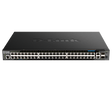 Switch D-Link DGS-1520-52MP, 48 porturi Gigabit, 2 porturi SFP+, Capacity 80Gbps, 16K MAC, 17" Rackmount, 1*fan