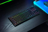 Tastatura mecanica wireless Razer Blackwidow V4 Low profile HyperSpeed TKL, switch Razer™ Low-profile Mechanical Switches (Orange Tactile Switch), 110 taste, iluminare Razer™ Chroma RGB, negru