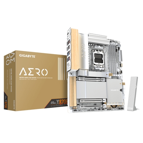 Placa de baza Gigabyte X870E AERO X3D WOOD, Socket AM5, DDR5, ATX