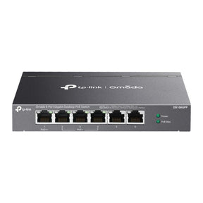 Switch TP-Link DS106GPP, Gigabit, 6, Nu
