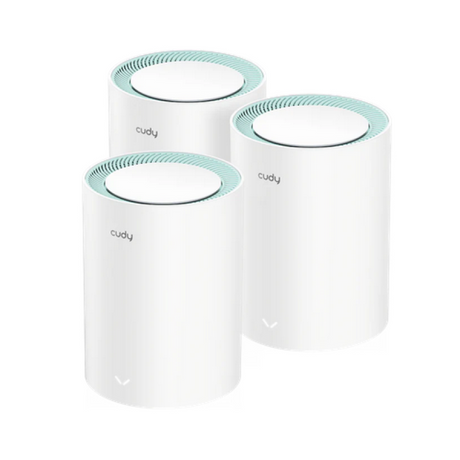 WiFi range extender Cudy M1500 (3 pcs.), WiFi standard: WiFi 6, Ports: 3 x Gigabit RJ45, Speed 5GHz: 1201 Mbps