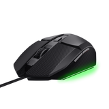 Mouse cu fir Trust GXT 121 Felox+, interfata USB-A, rezoluti 10000 DPI, iluminare, negru