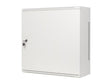 Dulap rack de perete 19", 6U+3U, 540x200 mm, profil redus, gri, asamblat