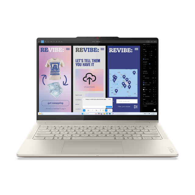 Laptop Consumer Lenovo Yoga 7 2-in-1 14ILL10, cu procesor Intel Core Ultra 7 256V, 14'' OLED, 16 GB LPDDR5x, 1 TB, Intel Arc Graphics 140V, Windows 11 Pro, 3 ani Garantie