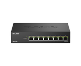 Switch DLink DMS-108P, 8 porturi, PoE, 8 x RJ-45, Auto MDI/MDIX adjustment for all ports, viteza de transfer LAN 2.5 Gbps, capacitate 40 Gbps