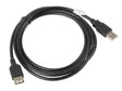 Cablu USB-A M/F 2.0 1,8 m negru