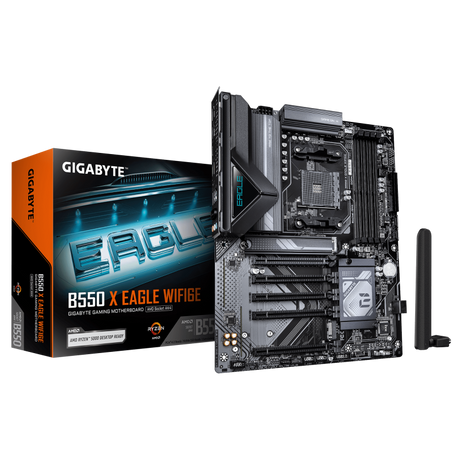 Placa de baza Gigabyte B550 X EAGLE WIFI6E, Socket AM4, DDR4, ATX