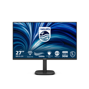Monitor Consumer Philips 27B2U3601/00, 27", 2560 x 1440 pixeli, Black, 3 ani Garantie