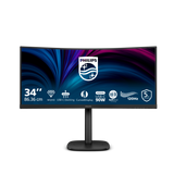 Monitor Consumer Philips 34B2U3600C/00, 34", 3440 x 1440 pixeli, Black, 5 ani Garantie