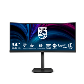 Monitor Consumer Philips 34B2U3600C/00, 34", 3440 x 1440 pixeli, Black, 5 ani Garantie