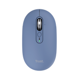 Mouse wireless Trust Seron Hyperscroll, 7 butoane, rezolutie maxima 3200 DPI, albastru