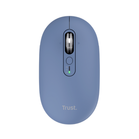 Mouse wireless Trust Seron Hyperscroll, 7 butoane, rezolutie maxima 3200 DPI, albastru