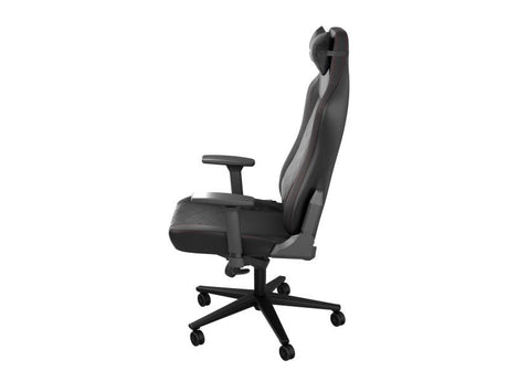 Scaun gaming Genesis Nitro 890 G2, material Synthetic PU + Textil, reglabil pe inaltime, greutate maxima suportata 150 kg, inaltime scaun reglabil 47 - 53 cm, spatar ajustabil 135°, dimensiuni roti 60mm, echipat cu piston cu gaz clasa 4, manere 3D, negru