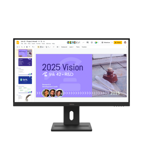 Monitor Commercial Lenovo ThinkVision E27Q-40, 27", 2560 x 1440 pixeli, Black, 3 ani Garantie