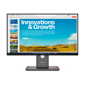 Monitor Consumer Lenovo ThinkVision P24QD-40, 23.8", 2560 x 1440 pixeli, Black, 2 ani Garantie